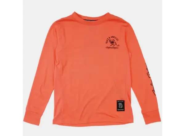 Troy Lee Designs Skyline Ride Tee dětský dres dlouhý rukáv P&W Melon vel. L