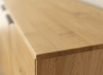 Massivo.cz Komoda Tinnaro 3D - Natural, dub, masiv