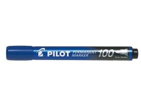 PILOT 100 Popisovač permanentní BL modrá