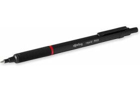 Rotring Rapid Pro Chrom matná černá / kuličkové pero / barva náplně: modrá (1904292)