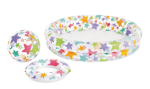 Sada dětský bazén 122x25cm+kruh+míč v sáčku 2+ - Alltoys Intex