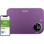 SENCOR SKS 7073VT fialová / chytrá kuchyňská váha / max. 5kg / funkce TARE / Bluetooth (8590669263172)