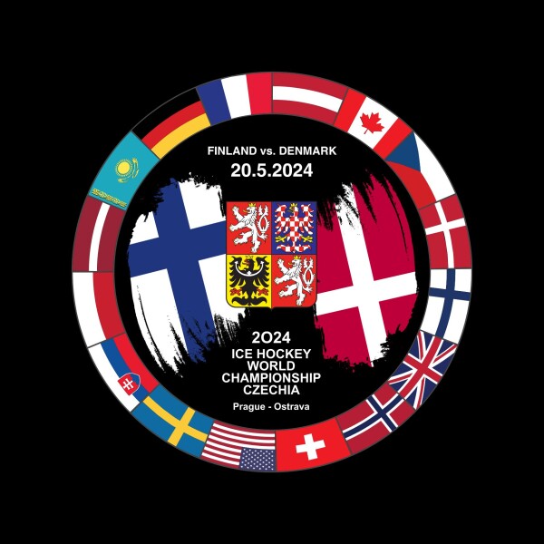 Puk Ice Hockey World Championship Czechia MS 2024 Dueling 20.5.2024 Finland vs. Denmark