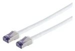 Lanview HIGH-FLEX Cat6a S/FTP bílá / Síťový kabel / RJ-45 / 0,5 m / PoE (LVN-CAT6A-FLEX-50CMWH)