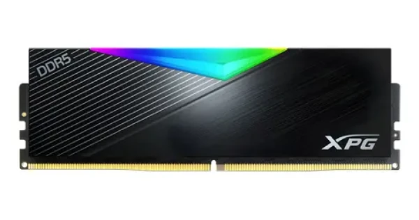 ADATA Lancer RGB 16GB černá / Paměť RAM / DDR5 / 6000 MHz / CL30 / DIMM (AX5U6000C3016G-CLARBK)