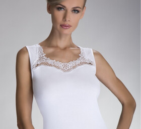 Dámská košilka Porta Bílá - Eldar bílá 3XL