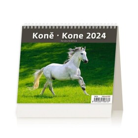 Kalendář stolní 2024 - MiniMax Koně/Kone
