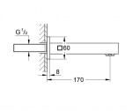 GROHE - Eurocube Vanová vpusť, supersteel 13303DC0