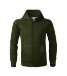 Trendy Zipper mikina dětská military 122 cm/6 let