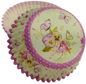 Alvarak košíčky na muffiny Motýlci a květiny (50 ks)