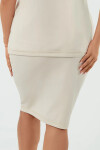 Italian Fashion Stella midi barva: béžová 2XL