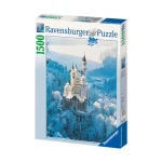 Ravensburger Zámek Neuschwanstein v zimě