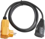 Brennenstuhl prodlužovací kabel s proudovým chráničem černá / Prodlužovací kabel / IP44 / 2 m / venkovní (1160370)