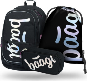 BAAGL Set 3 ks Core - Metallic Hol (batoh, penál, sáček)