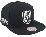 Mitchell & Ness Pánská kšiltovka Vegas Golden Knights NHL Evergreen Black White Snapback