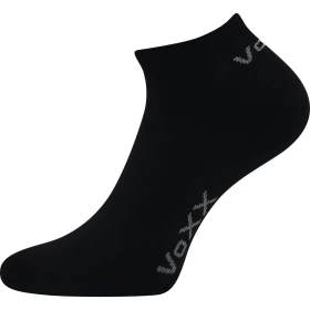 VOXX Ponožky bavlněné nízké BASIC černé (3 páry) 35-38 102301