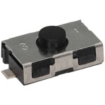 C & K Switches U811J85W3GE223 tlačítko 120 V, 28 V/DC 1 A 1x zap/(zap) červená (š x v) 15.24 mm x 12.70 mm 1 ks Bulk