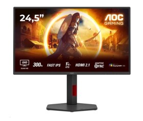 AOC MT 24,5" Q25G4SR - 2560x1440,IPS,300Hz,2xHDMI,1xDP,Repro,Pivot EDF_1681370
