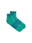 Dámské merino ponožky ICEBREAKER Wmns Merino Run+ Ultralight Mini, Fresh/Tidal Teal velikost: 38-40 (M)