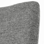 Jídelní židle, šedá, látka, DCL-438 GREY2