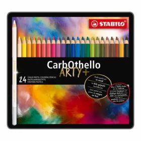 STABILO® CarbOthello - ARTY+ - 24 ks sada v plechu - 24 různých barev (1424-6)