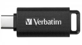 Verbatim Store 'n' Go USB-C 32GB černá / Flash Disk / USB-C 3.2 Gen1 / až 100MBs (49457)
