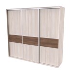 Nábytek Mikulík Skříň FLEXI 3 - 3x dveře dělené LTD ROZMĚR: (š/v/h) 280 x 220 x 65 cm