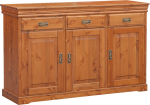 Massivo.cz Komoda Toskania 3.3 – borovice masiv, medová | 140×88×43 cm