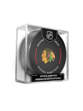 Inglasco / Sherwood Puk Chicago Blackhawks NHL Official Game Puck 2024-2025
