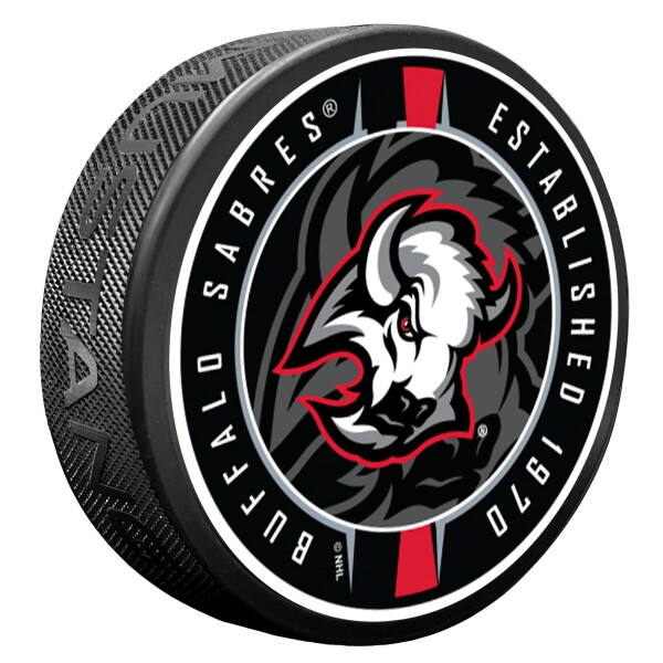 Mustang Puk Buffalo Sabres NHL Goathead Ribbon