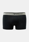 Pánské boxerky 2Pack 111210 4R542 černé/proužek Emporio Armani