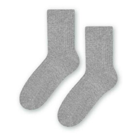 Dámské vlněné ponožky 093 melanžově šedá 38-40