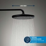 GROHE - Vitalio Start Sprchový set s termostatem pod omítku, průměr 25 cm, 2 proudy, matná černá 348832430