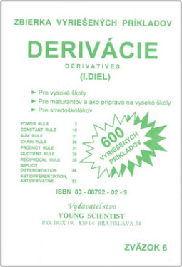 Derivácie I.diel - Marián Olejár
