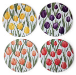 Podtácky 4ks - Tulipány