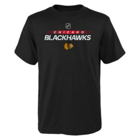 Outerstuff Dětské tričko Chicago Blackhawks NHL Apro Prime Ss Tee Velikost: Dětské M (10 - 12 let)