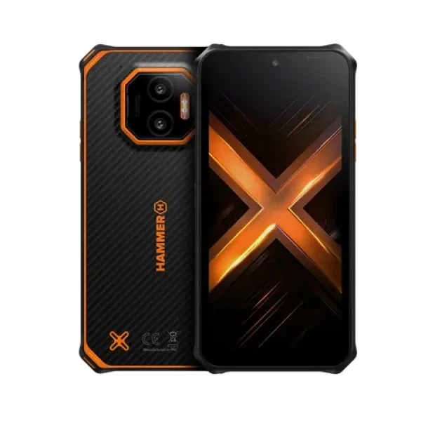 MyPhone Hammer Energy X2 oranžová / Smartphone / 6" IPS / 6+128GB / 5000 mAh / IP69 / Android 15 (SMARTFON HAMMER ENERGY X2)