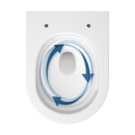 ALCA Jádromodul - předstěnový instalační systém s bílým tlačítkem M1710 + WC CERSANIT INTRO PRO OVAL /VÍROVÉ SPLACH/+ SEDÁTKO AM102/1120 M1710 IR1