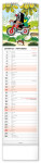 Nástěnný kalendář 2027 Notique kravata Krteček – Krtko, 12 x 48 cm
