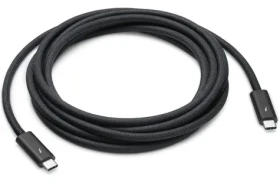 Apple Thunderbolt 4 (USB-C) Pro Cable černá / Kabel / Thunderbolt 4 / 40 Gb/s / 100 W / 3 m (MW5H3ZM/A)