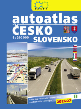 Autoatlas Česko Slovensko 1:240 000 / 2026/27