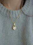 ELENYS Reverso – pozlacený náhrdelník 18K žluté zlato Délka: 39+5 cm / max. 44 cm
