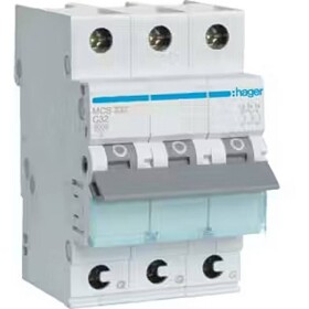 Hager MCS332 MCS332 elektrický jistič 3pólový 32 A