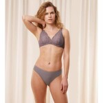 Dámské kalhotky Body Make-Up Illusion Lace Highleg Tai - Triumph coffee sugar (3091) 044