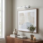 Koupelnové nástěnné LED svítidlo APP1870-1W 60cm CHROME OSW-66026