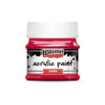 Pentart Matte akrylová barva 50 ml červená