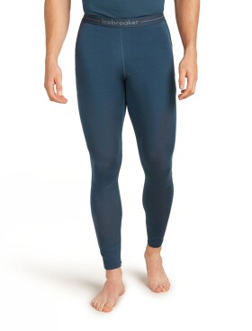 Pánské merino kalhoty ICEBREAKER Mens 125 ZoneKnit Leggings, Abyss velikost: S