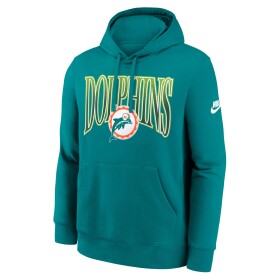 Nike Pánská mikina Miami Dolphins NFL Throwback Full Blitz Club Hoodie Velikost: M