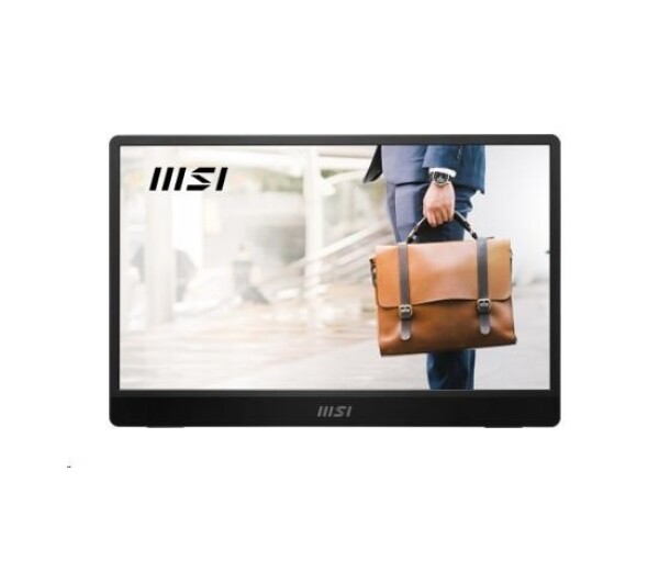 MSI LCD PRO MP161 E2U, 15.6", IPS, FHD, 60Hz, 4ms, Black EDF_2666481
