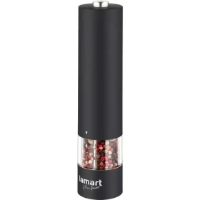 Lamart Ruber Mlýnek na koření elektrický černá / pepř.sůl / nerez (8590669199679)